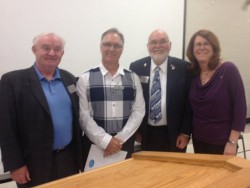 LG Peter, Ken Chartrand, Governor Allen, Marilyn Pasher